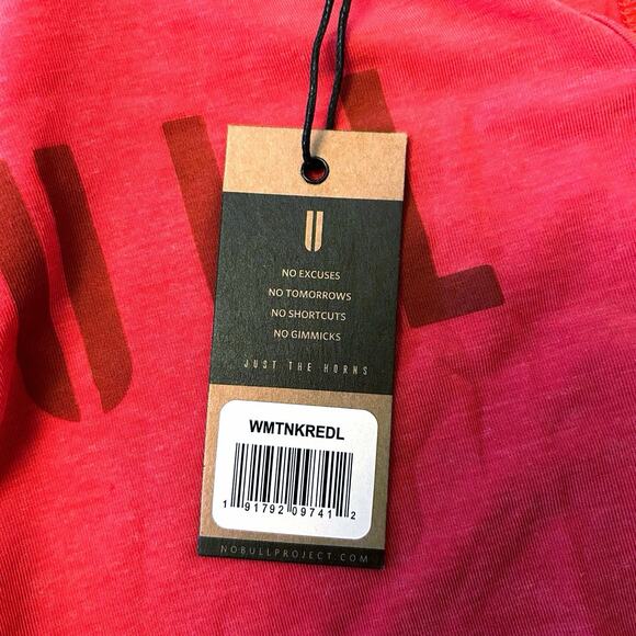 NWT NOBULL Women’s Red Muscle Tank Size L - Picture 5 of 6